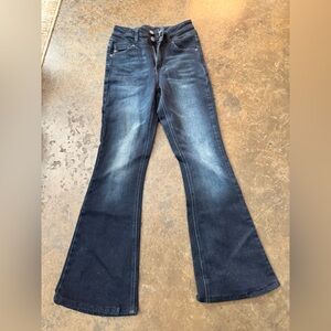 KanCan Dark Blue Flare Jeans